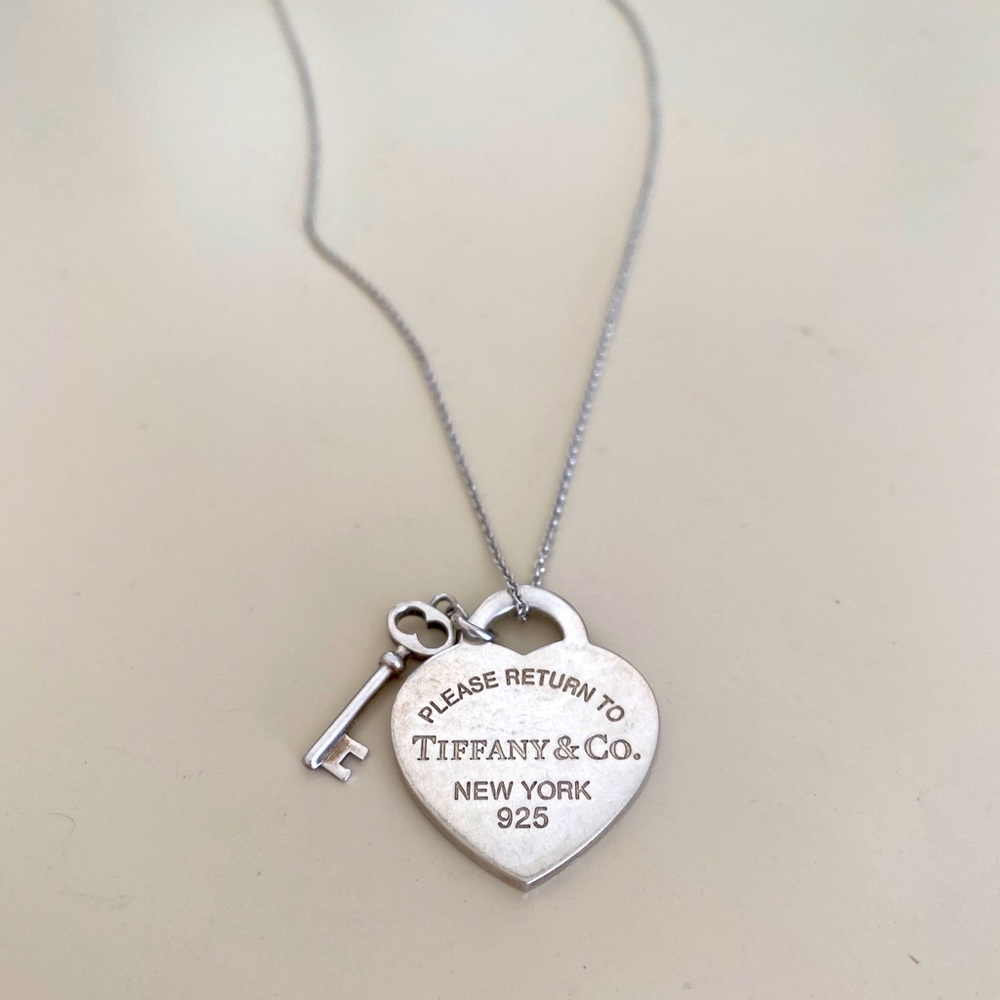Return to Tiffany Heart Tag with Key